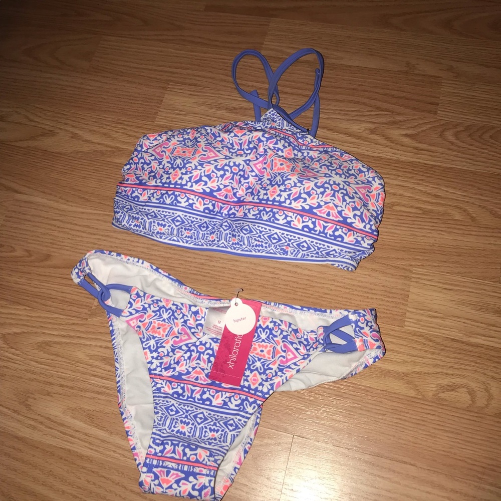 High neck bikini set